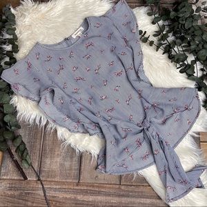 Monteau bird print dress top